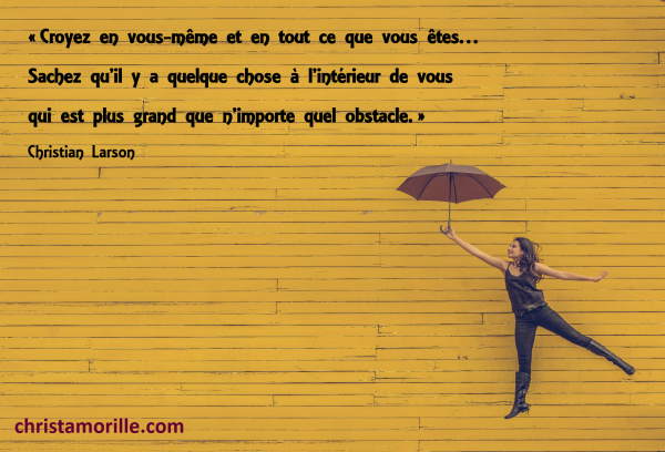 2016-03-09 Croyez en vous-même